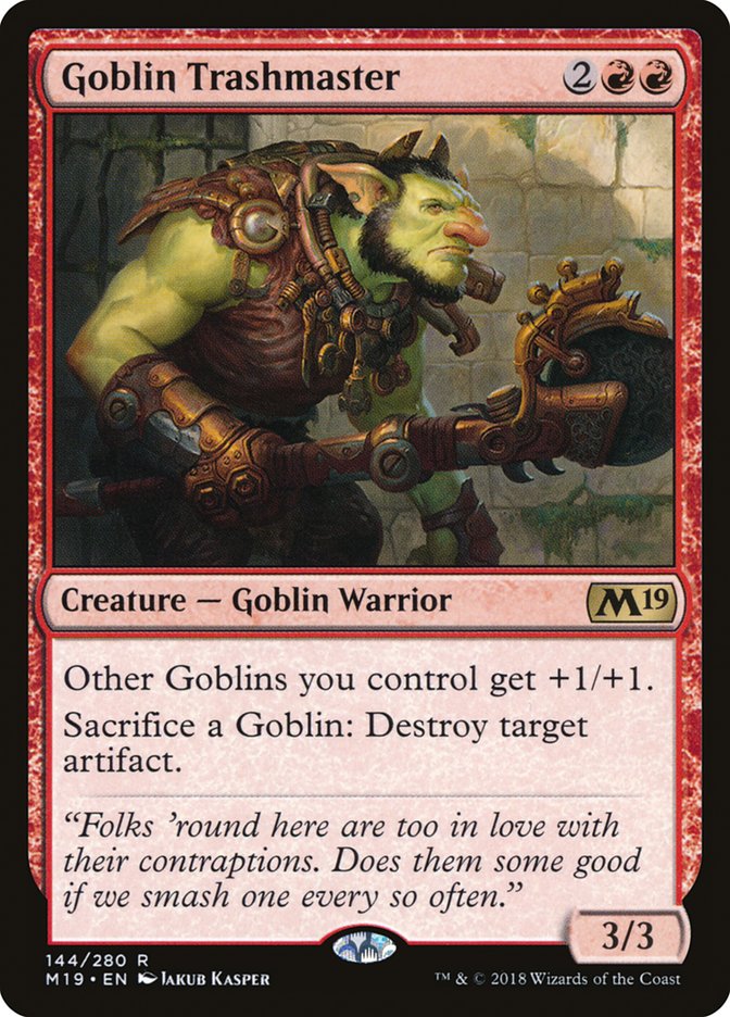 Goblin Trashmaster [Core Set 2019] | Total Play