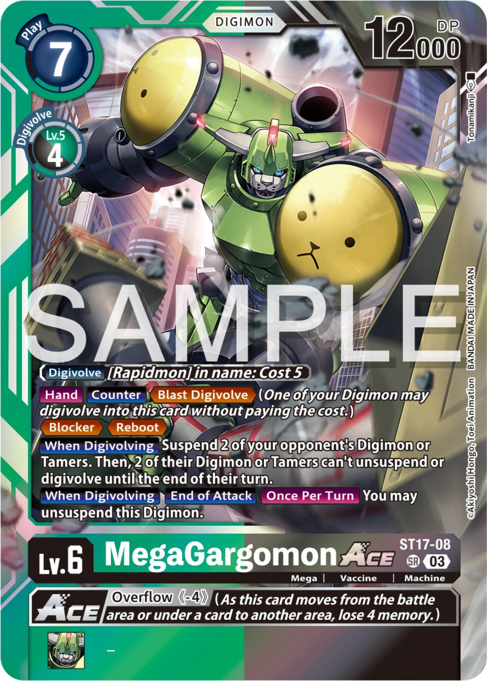 MegaGargomon Ace [ST17-08] [Starter Deck: Double Typhoon Advanced Deck Set] | Total Play