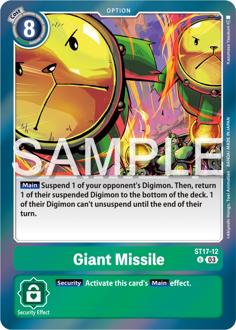 Giant Missile [ST17-12] [Starter Deck: Double Typhoon Advanced Deck Set] | Total Play