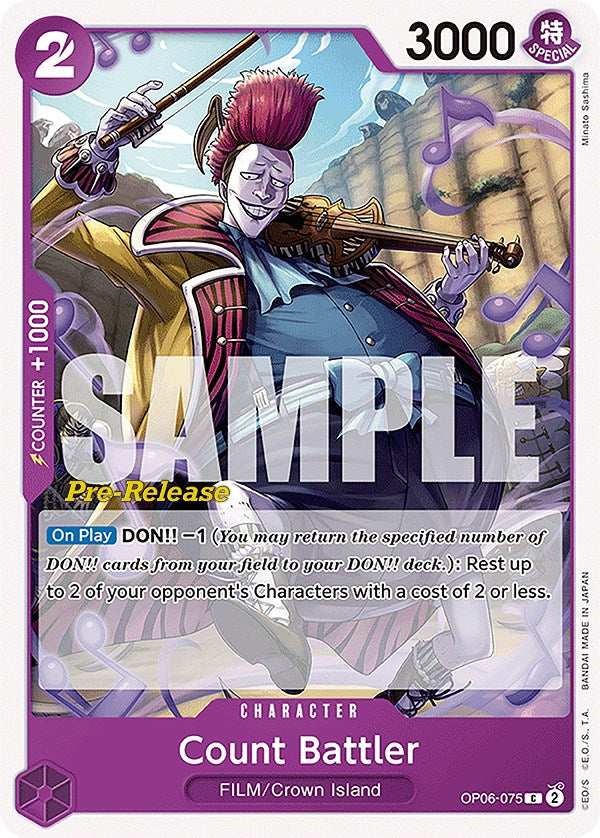 Count Battler [Wings of the Captain Pre-Release Cards] | Total Play
