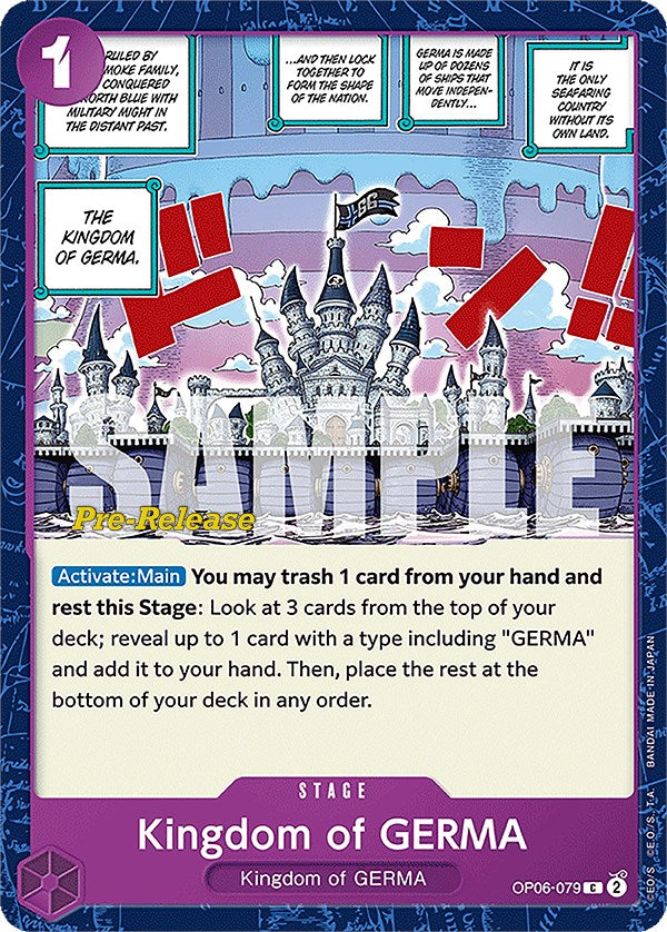 Kingdom of GERMA [Wings of the Captain Pre-Release Cards] | Total Play