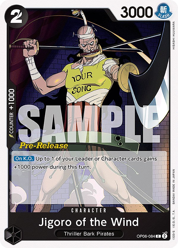 Jigoro of the Wind [Wings of the Captain Pre-Release Cards] | Total Play
