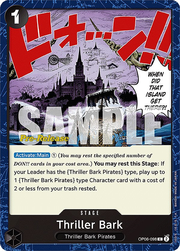 Thriller Bark [Wings of the Captain Pre-Release Cards] | Total Play