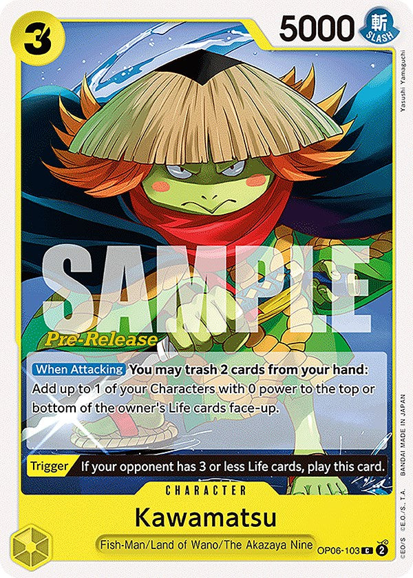 Kawamatsu [Wings of the Captain Pre-Release Cards] | Total Play