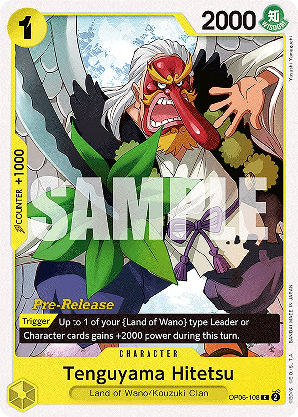 Tenguyama Hitetsu [Wings of the Captain Pre-Release Cards] | Total Play