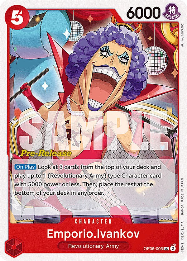 Emporio.Ivankov [Wings of the Captain Pre-Release Cards] | Total Play