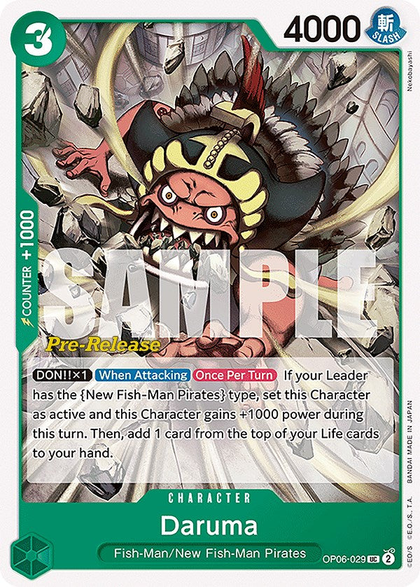 Daruma [Wings of the Captain Pre-Release Cards] | Total Play