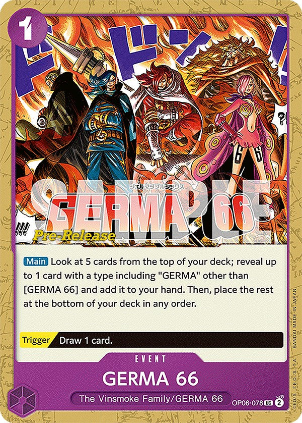 GERMA 66 [Wings of the Captain Pre-Release Cards] | Total Play