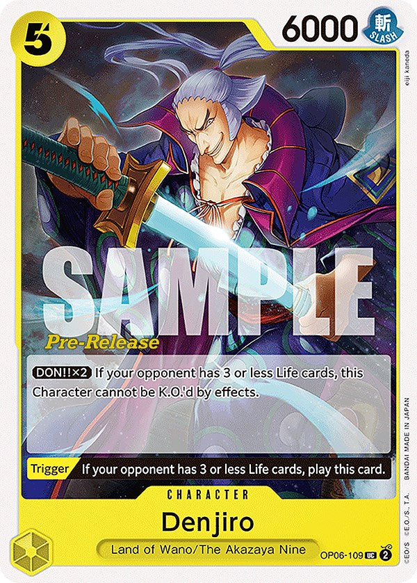 Denjiro [Wings of the Captain Pre-Release Cards] | Total Play