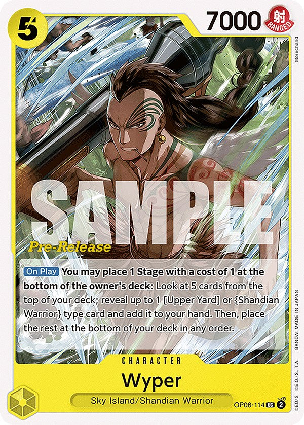 Wyper [Wings of the Captain Pre-Release Cards] | Total Play