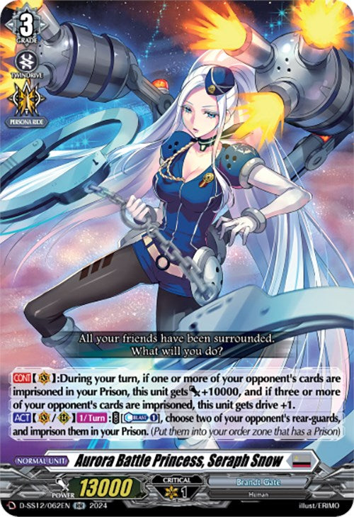 Aurora Battle Princess, Seraph Snow (D-SS12/062EN) [Triple Drive] | Total Play