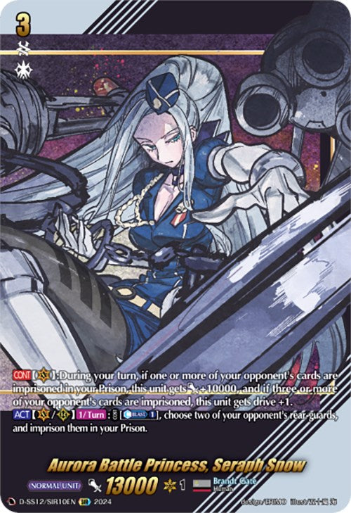 Aurora Battle Princess, Seraph Snow (D-SS12/SIR10EN) [Triple Drive] | Total Play