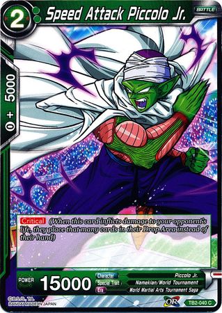 Speed Attack Piccolo Jr. (TB2-040) [World Martial Arts Tournament] | Total Play