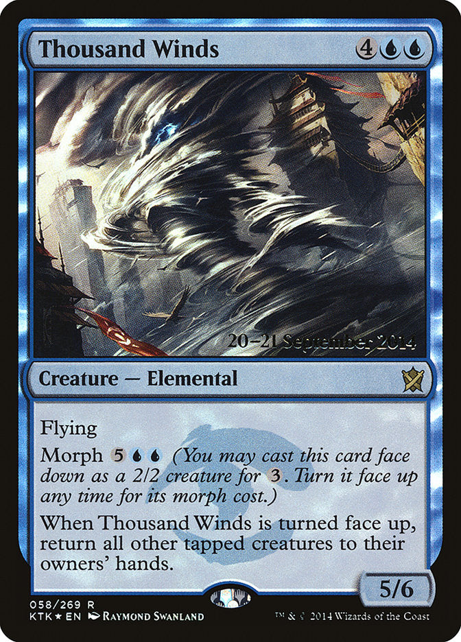 Thousand Winds [Khans of Tarkir Prerelease Promos] | Total Play