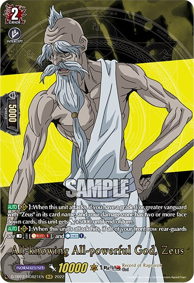 All-knowing All-powerful God, Zeus (D-TB02/RGR21EN) [Record of Ragnarok] | Total Play