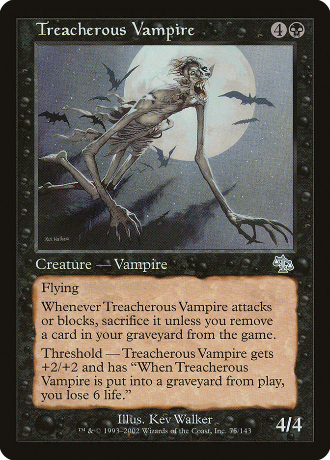 Treacherous Vampire [Judgment] | Total Play