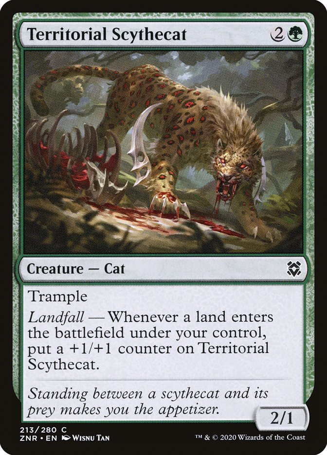 Territorial Scythecat [Zendikar Rising] | Total Play