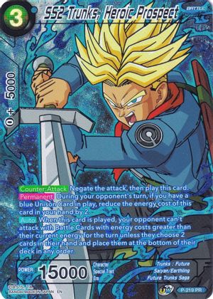 SS2 Trunks, Heroic Prospect (P-219) [Collector's Selection Vol. 2] | Total Play