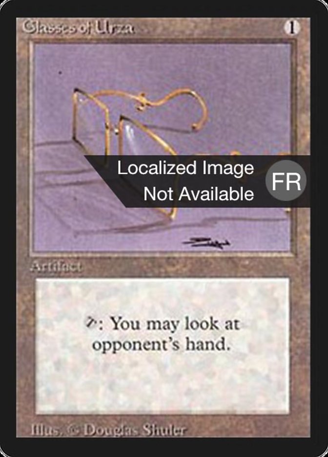 Glasses of Urza [Foreign Black Border] | Total Play