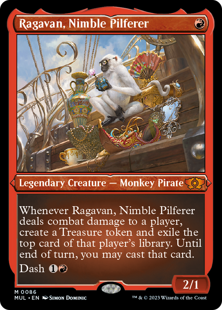 Ragavan, Nimble Pilferer (Foil Etched) [Multiverse Legends] | Total Play