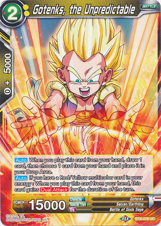 Gotenks, the Unpredictable (BT8-078) [Malicious Machinations] | Total Play