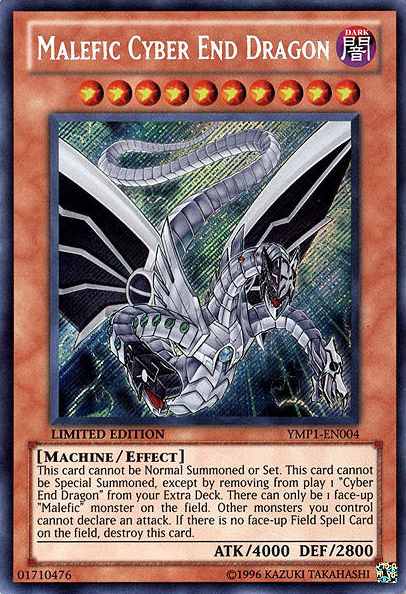 Malefic Cyber End Dragon [YMP1-EN004] Secret Rare | Total Play