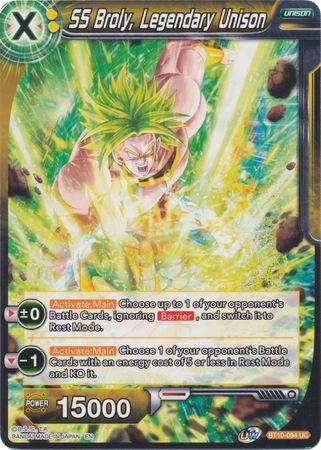 SS Broly, Legendary Unison (BT10-094) [Rise of the Unison Warrior 2nd Edition] | Total Play