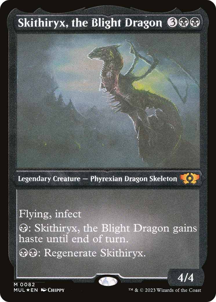 Skithiryx, the Blight Dragon (Foil Etched) [Multiverse Legends] | Total Play