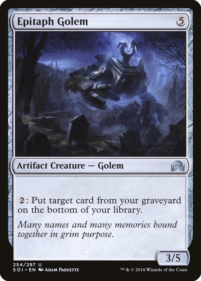 Epitaph Golem [Shadows over Innistrad] | Total Play