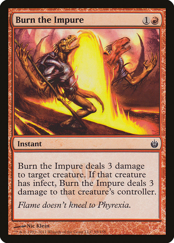 Burn the Impure [Mirrodin Besieged] | Total Play