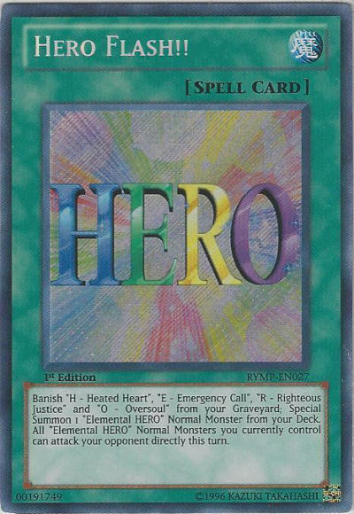 Hero Flash!! [RYMP-EN027] Secret Rare | Total Play