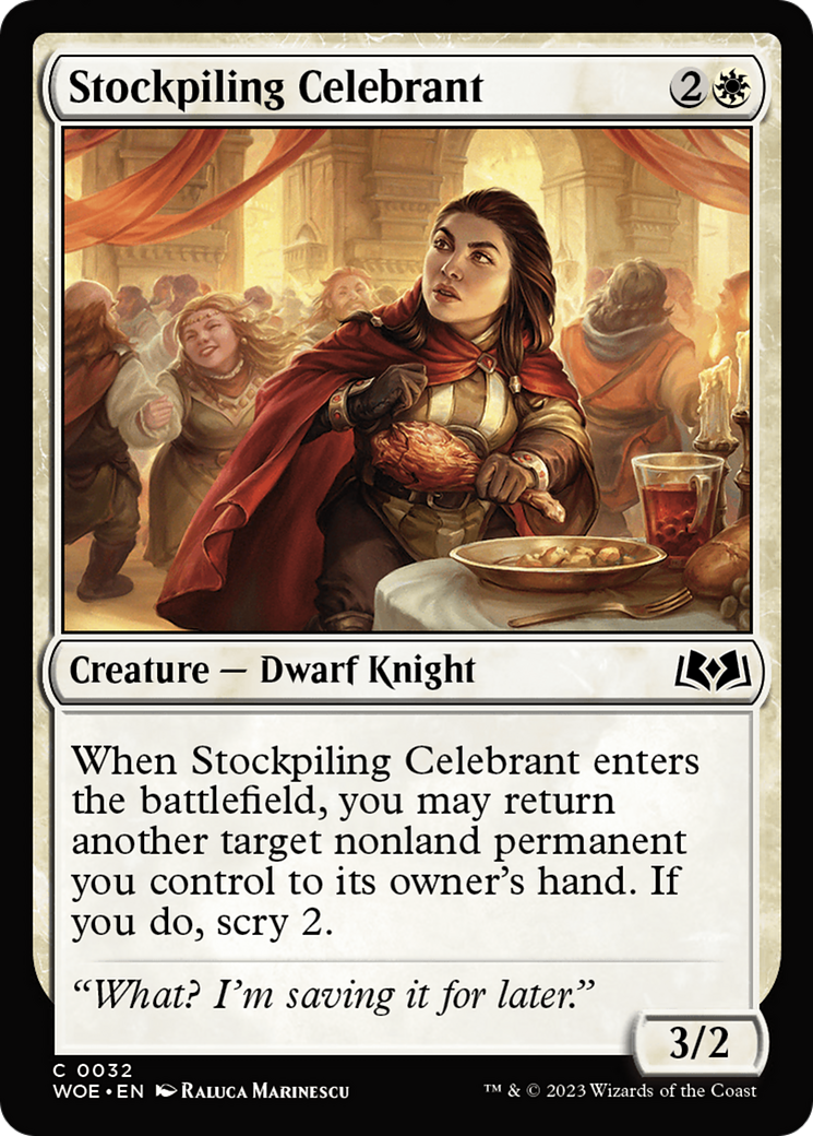 Stockpiling Celebrant [Wilds of Eldraine] | Total Play