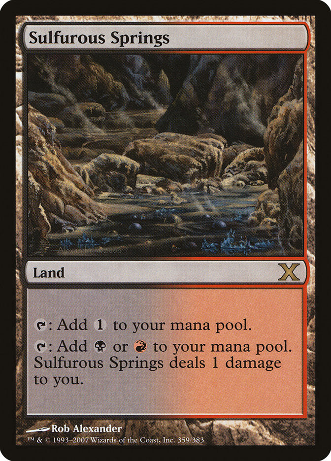Sulfurous Springs [Tenth Edition] | Total Play