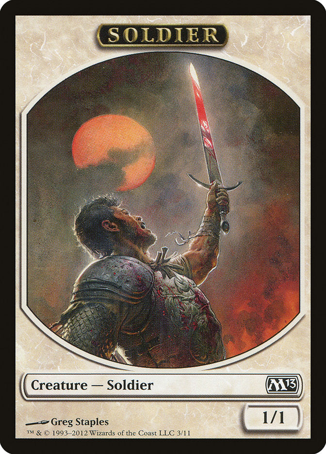 Soldier Token [Magic 2013 Tokens] | Total Play