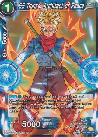 SS Trunks, Architect of Peace (Starter Deck - Spirit of Potara) (SD12-05) [Rise of the Unison Warrior] | Total Play