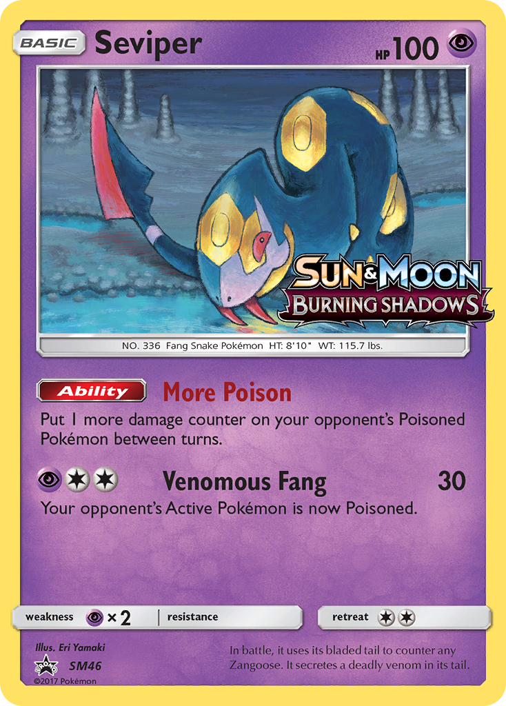 Seviper (SM46) [Sun & Moon: Black Star Promos] | Total Play