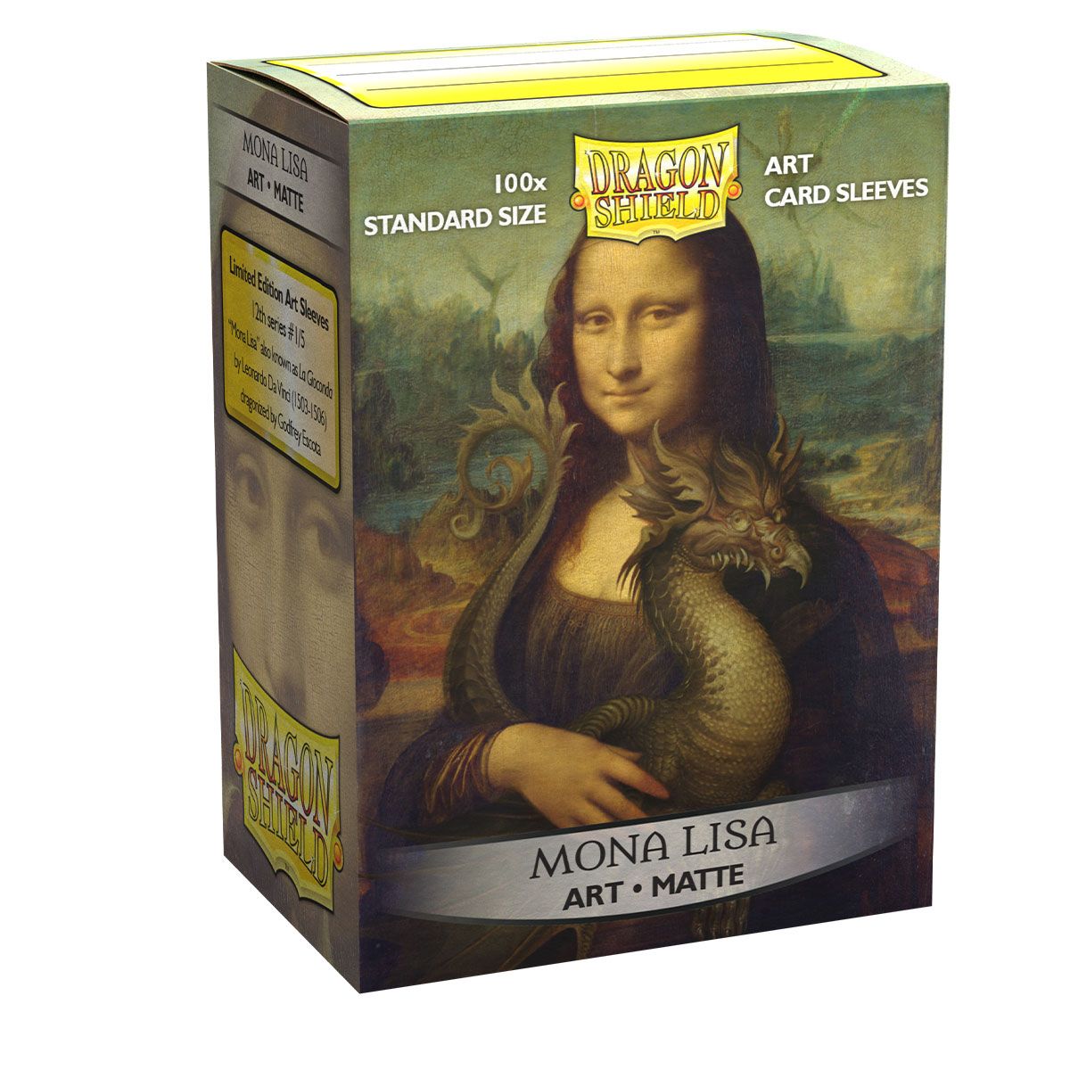 Dragon Shield: Standard 100ct Art Sleeves - Mona Lisa | Total Play
