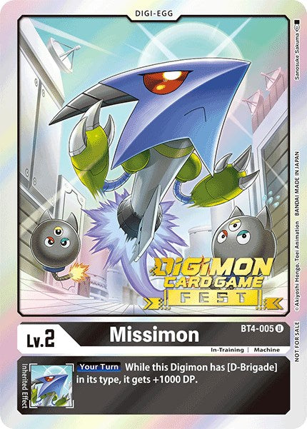 Missimon [BT4-005] (Digimon Card Game Fest 2022) [Great Legend Promos] | Total Play