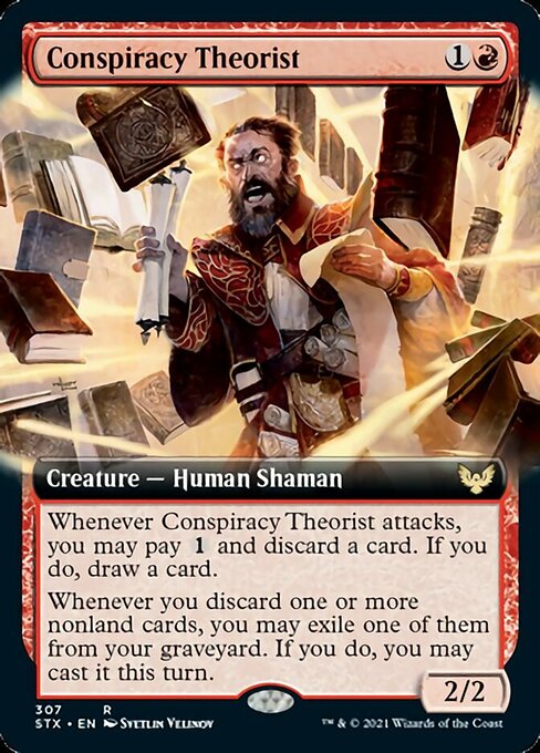 Conspiracy Theorist (Extended Art) [Strixhaven: School of Mages] | Total Play