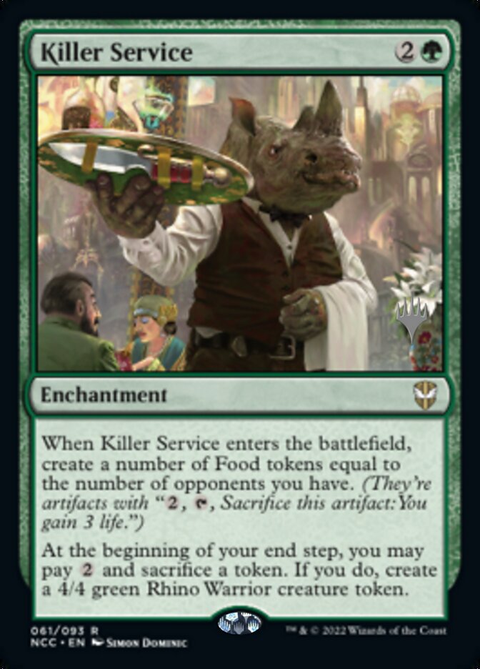 Killer Service (Promo Pack) [Streets of New Capenna Commander Promos] | Total Play