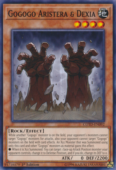 Gogogo Aristera & Dexia [COTD-EN092] Common | Total Play
