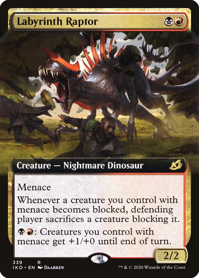 Labyrinth Raptor (Extended Art) [Ikoria: Lair of Behemoths] | Total Play