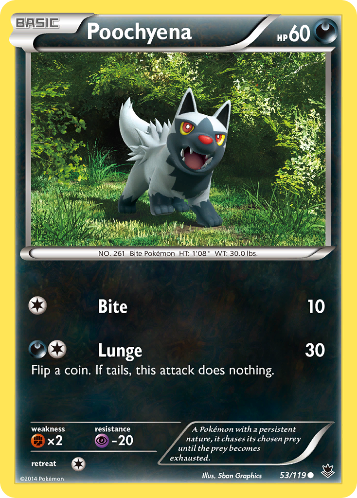 Poochyena (53/119) [XY: Phantom Forces] | Total Play