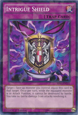 Intrigue Shield [BP03-EN231] Shatterfoil Rare | Total Play