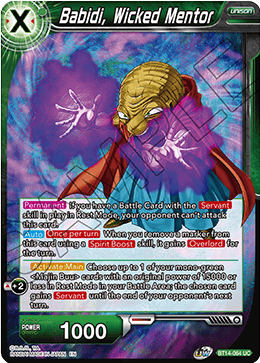 Babidi, Wicked Mentor (BT14-064) [Cross Spirits] | Total Play