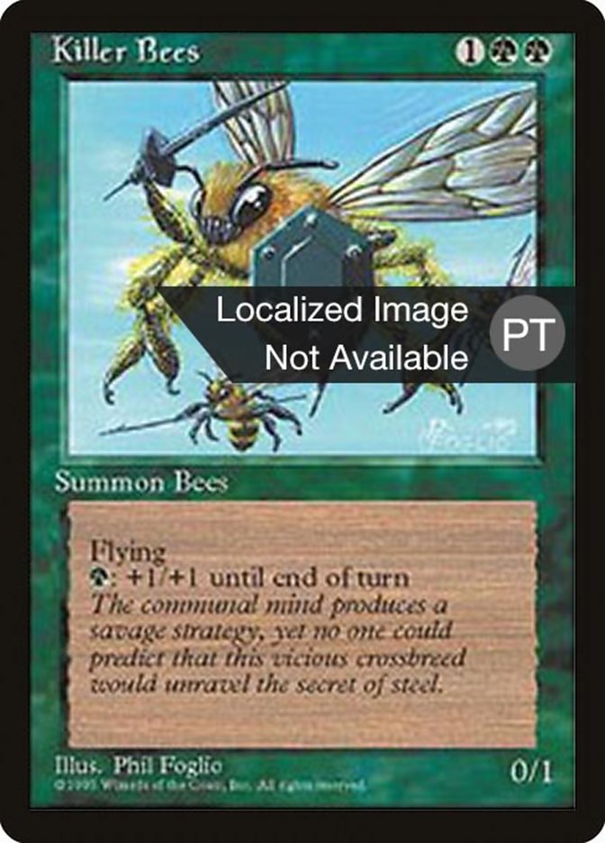 Killer Bees [Fourth Edition (Foreign Black Border)] | Total Play