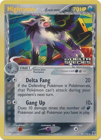 Mightyena (24/113) (Delta Species) (Stamped) [EX: Delta Species] | Total Play