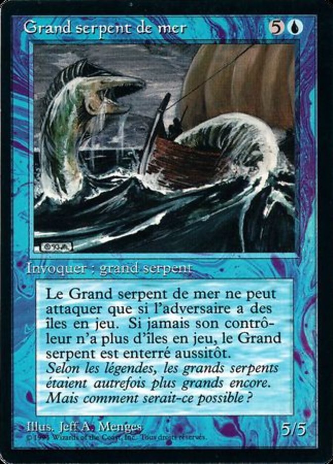 Sea Serpent [Foreign Black Border] | Total Play