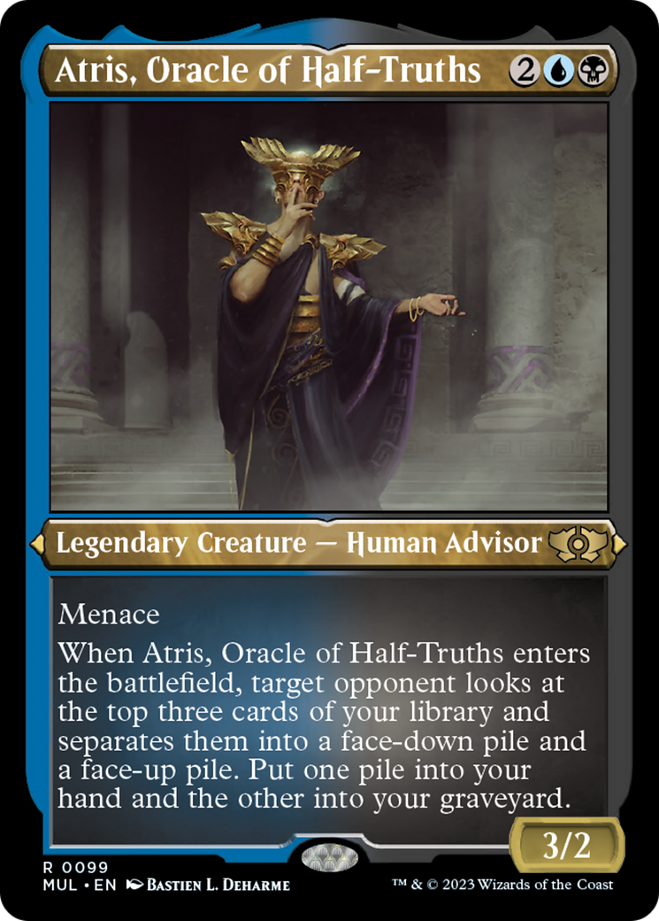 Atris, Oracle of Half-Truths (Foil Etched) [Multiverse Legends] | Total Play