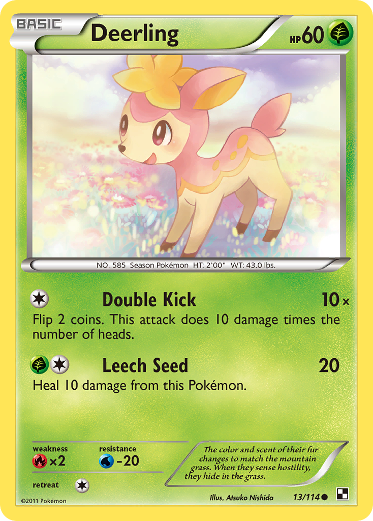 Deerling (13/114) [Black & White: Base Set] | Total Play